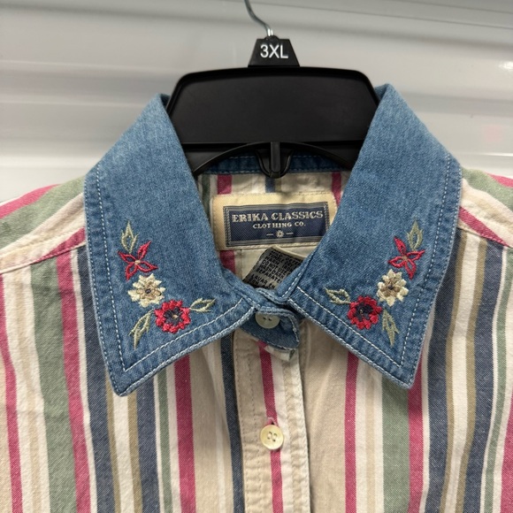 Women's Vintage Sleeveless Shirt Size Medium - Picture 3 of 8